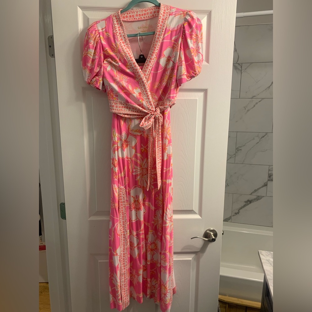 Lilly Pulitzer two piece maxi set.